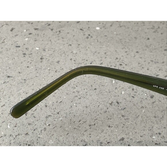 Prada Eyeglasses Frames Only VPR 05E 48-18-132 Brown Green Japan full rim - Picture 6 of 13